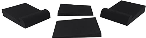 Pair Rockville RRS190S Foam Studio Monitor Isolation Pads 7.5 x 9.5/3 Angles