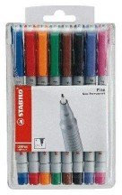Stabilo© Folienschreiber OHPen universal Fein, wasserl”slich, 8er Etui