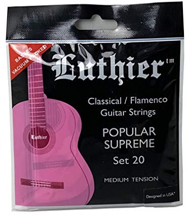 CUERDAS GUITARRA CLASICA - Luthier (LU/20) Popular Supreme/20 (Juego Completo)