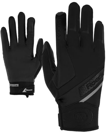 Roeckl Sports Nordic Handschuh LIDHULT, Performance Unisex Fingerhandschuh, Schwarz 10.5