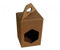 SCATOLA ASTUCCIO in cartone per vaso miele da 1 kg (marrone) - OFFERTA 50 pz.