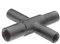 Superior Tool 03960 4-Way Key-Fits Stopcocks, Sillcocks, and Valves-Steel Construction for 1/4-9/32 and 5/16-11/32 Internal Square, Black
