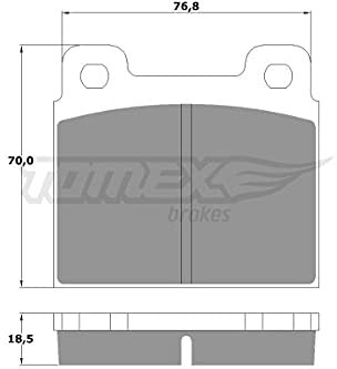 Procodis Frankreich PF10181 Bremsbelagsatz, Scheibenbremse