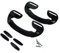 Ufixt 2 x Fits Samsung, Schreiber, Servis, Siemens, Smeg and Whirlpool Universal Black Plastic Fridge Freezer Door Grab Handle