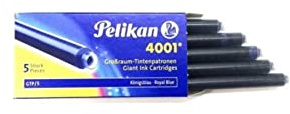 Pelikan Pelikan 310748 Tintenpatronen, groß, Königsblau, A 1, Blau