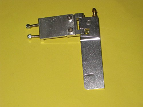 Modellbau Berthold MB3311 Aluminium Keilruder mit Wasserwiderstand, Silber, 75 mm, 52 mm Höhe