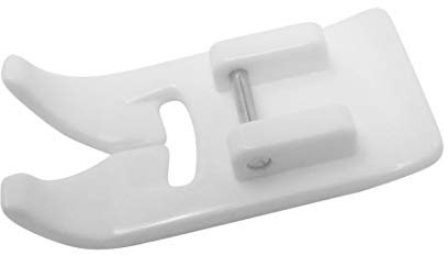 ZickZackNaehmaschine XL Antihaftfuß Gleitfuß (7 mm Stichbreite) für Brother, Elna, AEG, Carina, Veritas, Singer, W6, Meister u.v.m. Nähmaschinen