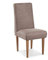 CAVADORE Esszimmerstuhl Kira / Polsterstuhl für Küche, Esszimmer oder Wohnküche in Lederoptik / Passend zur Küchengarnitur Kira / 48 x 103 x 62 / Hochwertiges Mikrofaser: Beige