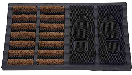 Guaranteed4Less Non Slip Rubber Brush Door Mat Boot Shoe Mud Dirt Scraper Outdoor Indoor Cleaner