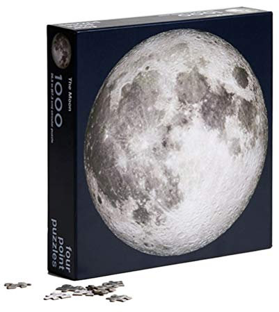 1000 Stück Runde Puzzles, Mond Erde Planet Sonnensystem Puzzle Erwachsene Dekompressionsspielzeug Erwachsene Dekompressionsspielzeug Heimdekoration für Kinder (67.6X67.6 cm)