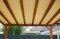 CABEX CO. S.r.l. – Telo Vela, Ombreggiante in polietilene ad elevata intensità colore Beige, Cm. 280x280, per copertura pergola in legno autoportante, Modello [824/14]