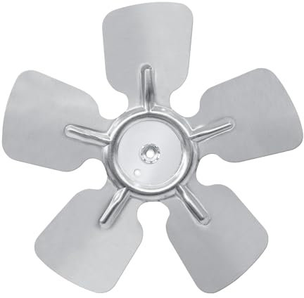 A65826 Metal Fan Blade 8 Diameter 5 Blades 1/4 Bore Hub CCW 27 Degree Prop