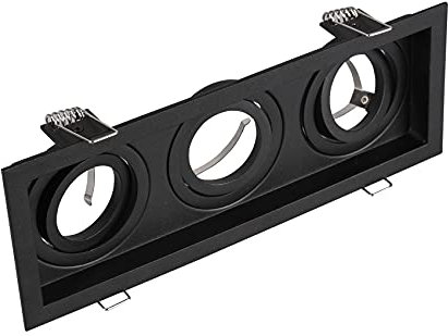 Trio Leuchten Einbauleuchte Kenai 651600332, Metall Schwarz matt, exkl. 3x GU10