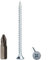 Lote de 100 tornillos de madera de acero chapado en zinc de 5 x 60 mm, tornillos de madera aglomerada, tornillo universal Pozi-Drive, PZ totalmente roscado, Pozidriv (100, 5,0 x 60 mm)