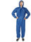 com-four® Schutz-Anzug dreilagig mit Kapuze und Reißverschluss - dreilagiger Maler-Overall One-Size - Körpergröße von 160 bis 200 cm - Schutzkleidung zum Malern und Renovieren (Blau - 1 Stück)