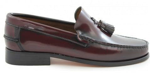 Benavente Scarpa MOCASIN Marca BORLAS Bordeaux, bordeaux, 44 EU