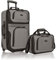 U.S. Traveler Unisex Erwachsene Rio Gepäck- Koffer-Set, Grau, Set