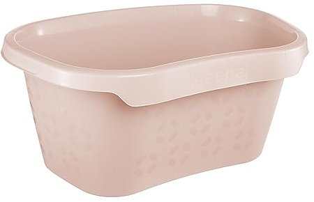 keeeper Panier à Linge avec Support pour Hanche, 30,5 l, Tilda, Nordic Pink