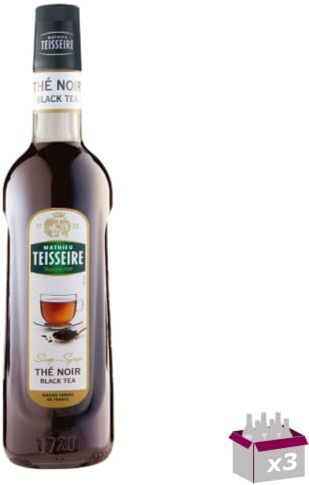 Los 3 - Teisseire - schwarzer Teesirup - 70cl