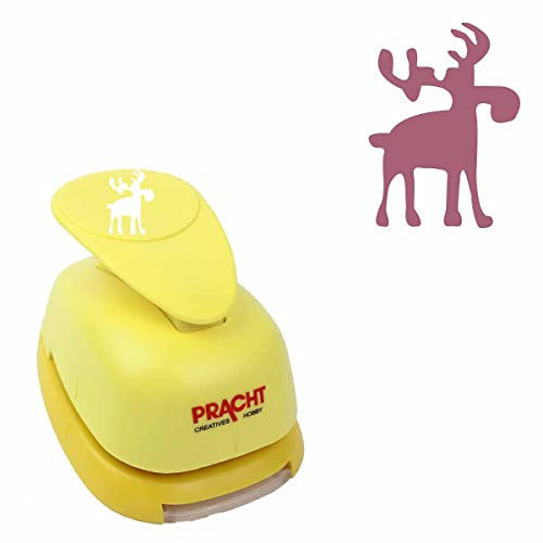 Pracht Creatives Hobby Motivstanzer groß Elch 38 mm Motivlocher, Papierstanzer