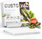 GustoVac Premium Vakuumbeutel, 50 Stk. 30x40cm Profi- Folienbeutel, Vakuumierbeutel für Vakuumierer, Kochfest & Sous Vide Gefrierbeutel, Lebensmittel Vakuumiergerät, Made in Netherlands, BPA-frei