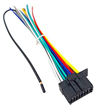SCREENTRONICS Wire Harness Replacement for JVC Car Radio, Compatible with KW & KD Series, Flat Ribbon PVC Copper Cable