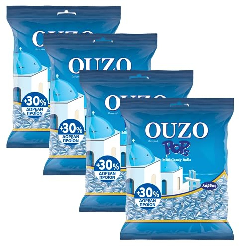 Lavdas Ouzo Bonbons Piccolo (4x130g)
