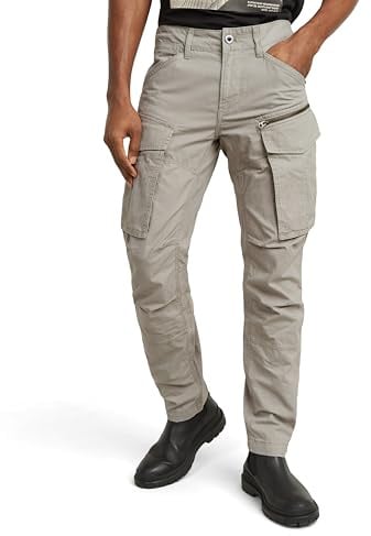 G-STAR Rovic Zip 3D Regular Tapered Pants Pantalones, Gris (Rock Ridge D02190-d387-g294), 29W / 30L Hombre