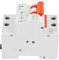 Disyuntor WiFi 2P Disyuntor DC 2P Disyuntor WiFi 230V Montaje en Riel DIN Cierre Automático Protección contra Fugas Interruptor de Aire para Hogares Fábricas (63A)