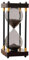 Grand sablier 60 minutes, sablier en bois, décoration en verre arc-en-ciel, cadeau pour maison, bureau, décoration de mariage (noir)