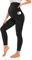 TNNZEET Umstandsleggings High Waist Umstandsmode Damen Umstandshose Schwangerschaft Leggings Lang für Yoga(Taschen-Schwarz,XL)