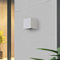 Lindby LED Smart Home Wandleuchte außen Dara dimmbar (Modern) in Weiß (1 flammig,) - Wandlampe
