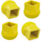 Earthtec Ladder Stabilizer Bumpers Pads Replacement for Werner Extension Ladder Stabilizer,Ladder Standoff Rubber End Caps, Ladder Standoff Protective Covers -4 Pack