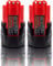 Totoplus Replacement Battery for Milwaukee 12v:4.0ah Lithium Batteries Compatible with Milwaukee 12 Volt M12 Cordless Power Tools,2 Pack 48-11-2411 48-11-2440