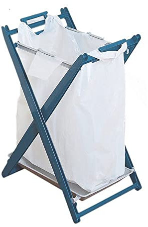 IONAZQTWW Indoor Trash Can Kitchen Garbage Cans Household Trash Can Foldable Plastic Stand Detachable Recycling Bin Living Room and Bedroom with Pallet Folding Rack Trash Can Garbage and Recycle Bin