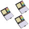 NUOBESTY 3 Sets Label Pad Flags Self-stick Memo Pads with Flags Memo Post Stickie Kraftpaper Cover Pen and Photo Recording Daily Use