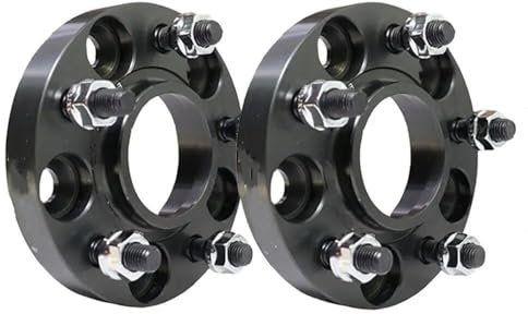 DZSLLOOI Spurverbreiterung 2 Stück 5x114,3 67,1 Mm Spurverbreiterung Für Hyundai Für Alcazar Für AvanteN Für Azera Für Creta Für Grand Für Elantra N Für I20N I30N I30 Distanzscheiben(Schwarz,15mm)