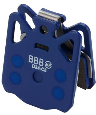 BBB Cycling Campagnolo Scheibenbremsbeläge - DiscStop HP - Organische Mischung - Kompatibel mit Campagnolo Super Record, Record, EKAR, Chorus, Potenza - Blau - BBS-79