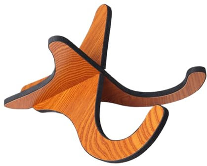 Violinställ Bärbart I Trä, Halkfritt, Passar 53–66 Cm Ukulele Och Banjo