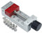 Fangxuee Herramientas Bricolaje,Tornillo Banco para Máquina Grabado 100 mm,Mordaza Aluminio,Mordaza Punta para Mecanizado,Herramienta Sujeción con 6 Tornillos.