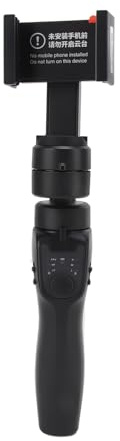 Akozon F8 Dreiachsiger Tragbarer -Stabilisator für Reibungsloses Vlogging und Live-Übertragungen, Anti-Shake-Telefonhalterung