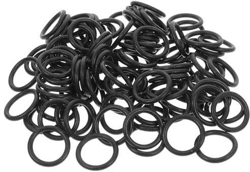 GOOHOCHY 150pcs Fire Extinguisher Rubber O-Rings Sealing Gasket Kit Easy Installation and Versatile Design, Black Standard Liner Sealing Rings for Fire Extinguisher Bottles