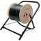 STEREN Reel Cable Caddy - 20x16 inches, 100 lbs Capacity, Steel Tubing, Folds Flat for Storage