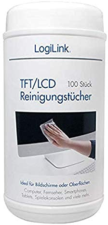 LogiLink RP0003 TFT/LCD/Plasma Reinigungstcher, 100er Spenderdose
