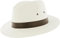 The Hat Company Mens Cotton Fedora A232 , Small 57cm, Beige