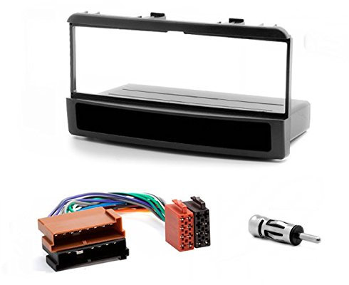 CARAV 11-048-9-6 1-DIN Marco de plástico para Radio para Fiesta; Focus; Galaxy; Mondeo; Cougar, Puma; Escape, Maverick; Explorer; Transit S-Type