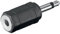 CABLEPELADO Adattatore Audio Jack 3,5 mm Femmina Stereo a Jack 3,5 mm Maschio Mono | Adattatore Convertitore Jack Stereo a Mono | Adattatore di Connettore per Cuffie | Stereo a Mono | 1 Pezzo