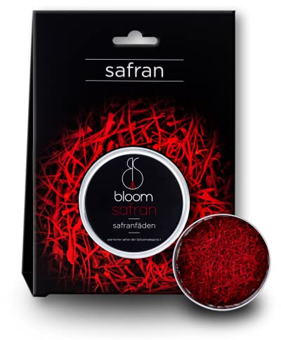 Safran 10g | Super Negin Safranfäden der Spitzenkategorie I bloom safran | Saffron Azafran Gewürze für Paella, Risotto, Fisch, Fleisch, Reisgerichte, Safran Tee…