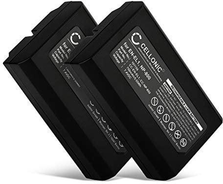 CELLONIC, Battery for Camera compatible with Nikon EN-EL1, Coolpix 4300, 4500, 5000, 5700 (7.4V, 750mAh) 2 Pieces
