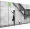 Runa Art Bild Banksy Ballon Girl Wandbilder auf Vlies Leinwand 5 Teilig Wanddekoration Loft Wohnzimmer 301656b